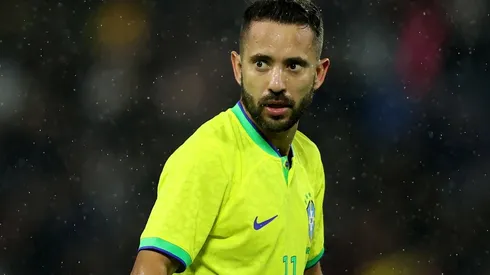 Everton Ribeiro, em campo pela seleção brasileira (Foto: Getty Images)