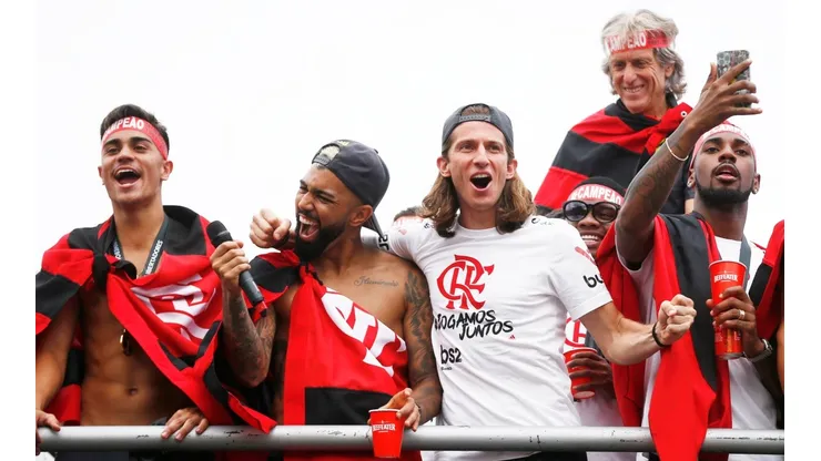 Flamengo Celebrates Winning the Copa CONMEBOL Libertadores 2019 Around Rio de Janeiro