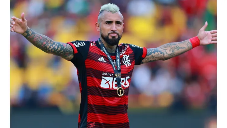 Arturo Vidal, meio-campista do Flamengo (Foto: Getty Images)