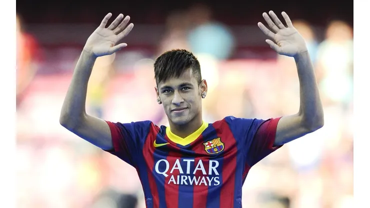 Neymar Is Unveiled At Camp Nou As New Barcelona Signing