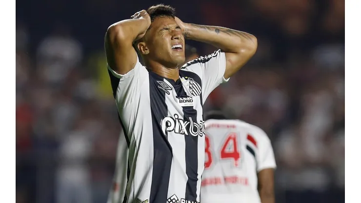 Marcos Leonardo, atacante do Santos (Foto: Getty Images)