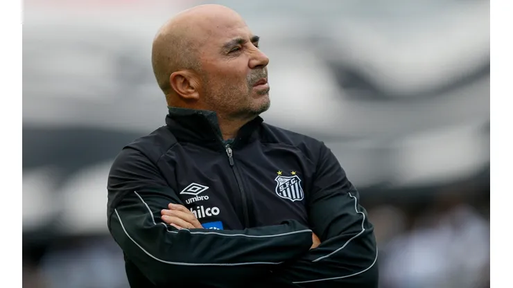 Jorge Sampaoli, treinador do Santos (Foto: Getty Images)