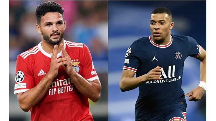 Benfica e PSG se enfrentam nesta quarta-feira (Foto: Getty Images)