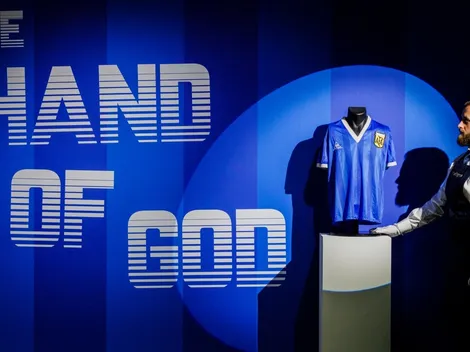 Copa do Mundo: Camisa em que Maradona fez gol de mão será exibida no Catar