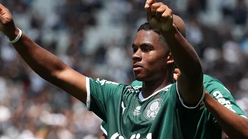 Endrick, em campo pelo sub-20 do Palmeiras (Foto: Fabio Menotti/SE Palmeiras)