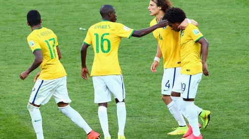 Jogadores da seleção brasileira na Copa do Mundo de 2014 (Foto: Getty Images)