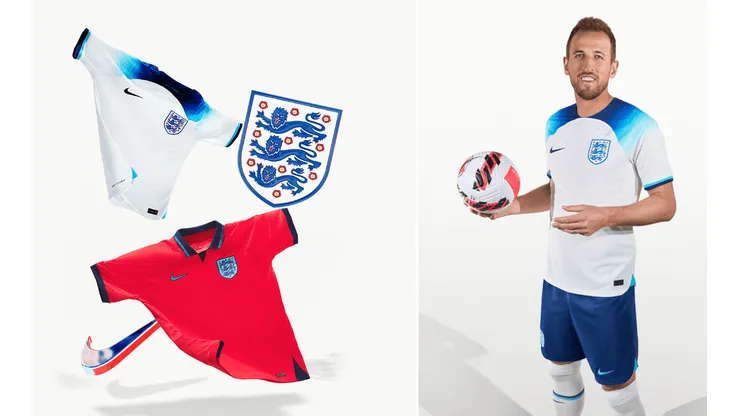 Novos uniformes da Inglaterra anunciados pela Nike
