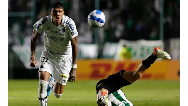 Lucas Barbosa, atacante do Santos (Foto: Getty Images)