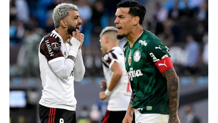 Val Baiano torce por revanche entre Flamengo e Palmeiras na final da Copa Libertadores (Foto: Sandro Pereyra/Agencia Gamba/Getty Images)