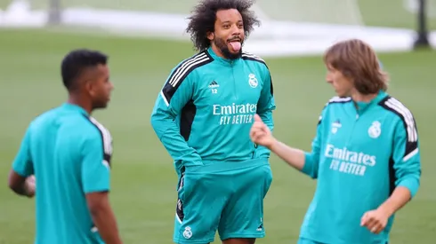 Real Madrid Training Session And Press Conference – UEFA Champions League Final 2021/22