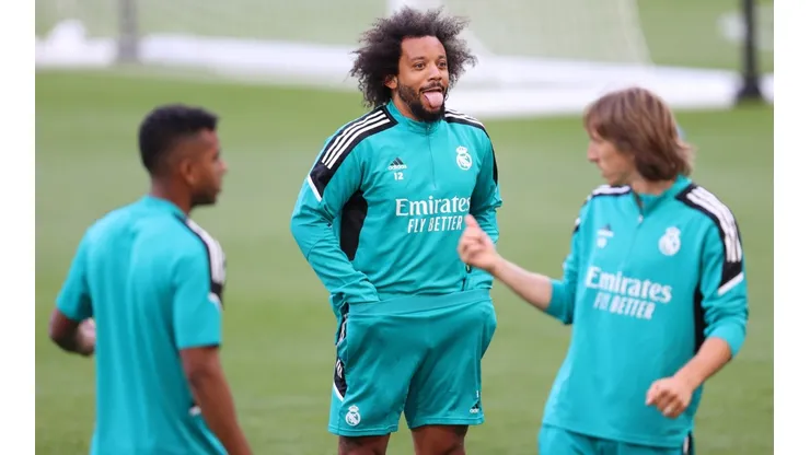 Real Madrid Training Session And Press Conference - UEFA Champions League Final 2021/22