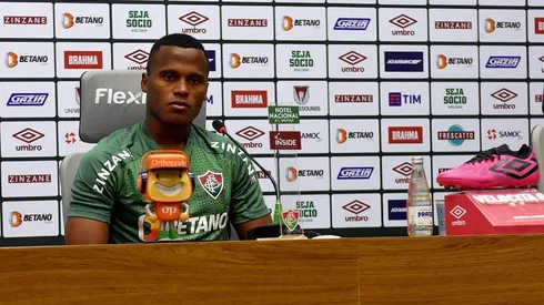 Arias fala sobre especulações de clubes europeus, mas revela desejo de continuar no Fluminense (FOTO: MAILSON SANTANA/FLUMINENSE FC)