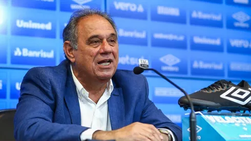 Vice-presidente de futebol do Grêmio garante permanência de Roger Machado (FOTO: LUCAS UEBEL/GREMIO FBPA)