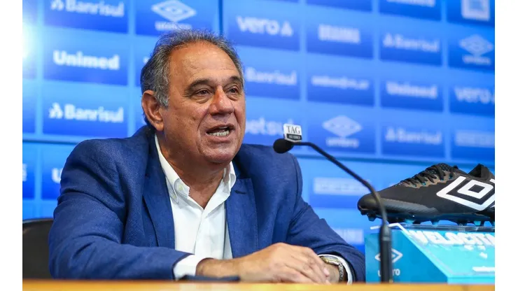 Vice-presidente de futebol do Grêmio garante permanência de Roger Machado (FOTO: LUCAS UEBEL/GREMIO FBPA)