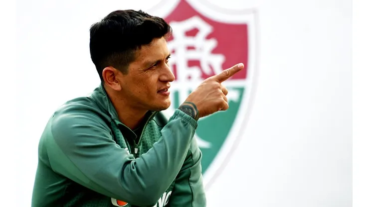 Cano acredita na vitória do Fluminense sobre o Palmeiras e espera balançar as redes no duelo (FOTO: MAILSON SANTANA/FLUMINENSE FC)