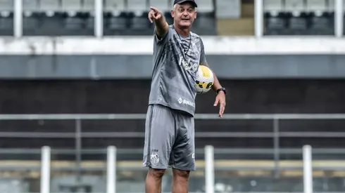 Lisca conta que é fã do técnico Fernando Diniz, do Fluminense (Foto: Ivan Storti/Santos FC)