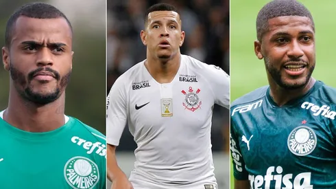 Foto: Daniel Vorley/AGIF; Foto: Marcello Zambrana/AGIF - Felipe Pires, Sidcley e Emerson Santos