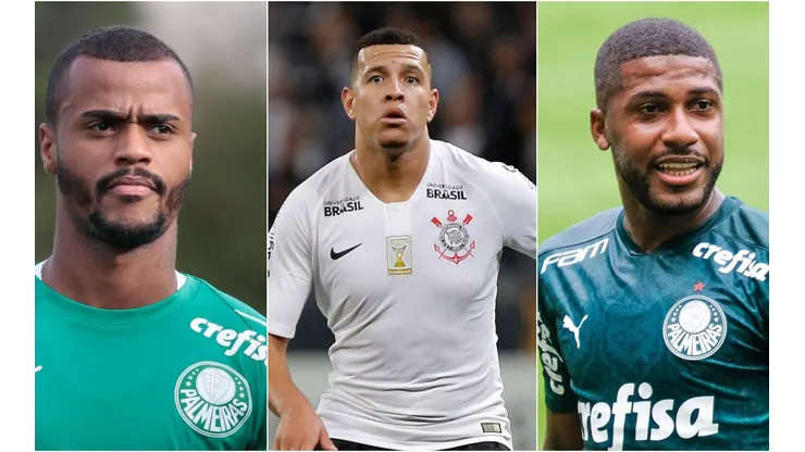 Foto: Daniel Vorley/AGIF; Foto: Marcello Zambrana/AGIF - Felipe Pires, Sidcley e Emerson Santos