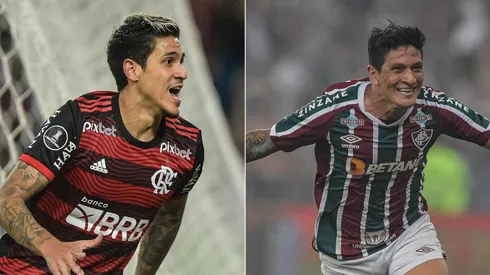Foto: Thiago Ribeiro/AGIF - Pedro do Flamengo e Cano do Fluminense
