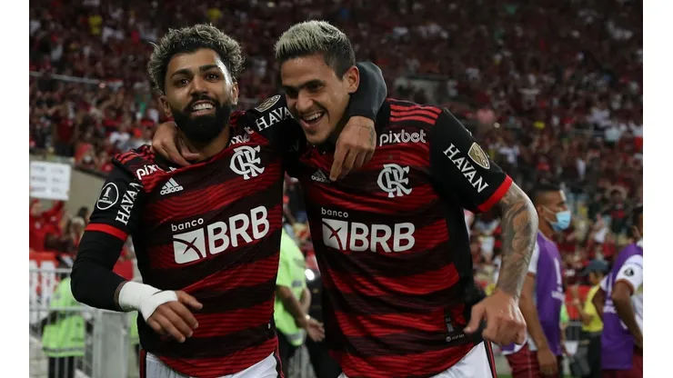 Flamengo só tem uma derrota quando Pedro e Gabigol jogam como titulares juntos (Foto: Buda Mendes/Getty Images)