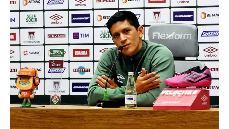 Em grande fase no Fluminense, Cano fala sobre sonho de ser convocado para a seleção argentina (FOTO: MAILSON SANTANA/FLUMINENSE FC)