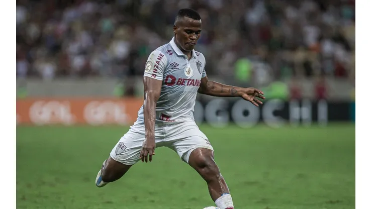 Arias completa um ano com a camisa do Fluminense (FOTO: MARCELO GONÇALVES / FLUMINENSE FC)