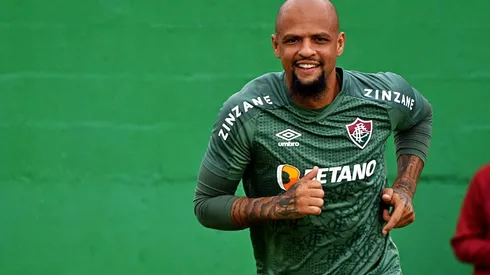 Felipe Melo fala sobre o duelo entre Vélez Sarsfield-ARG x Flamengo, pela semifinal da Copa Libertadores (FOTO: MAILSON SANTANA/FLUMINENSE FC)