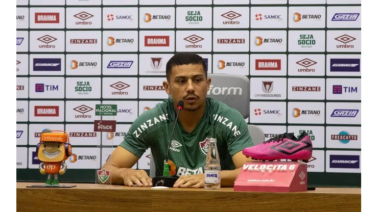 André fala sobre sondagens, mas se diz focado no Fluminense (FOTO: MARCELO GONÇALVES / FLUMINENSE F.C)