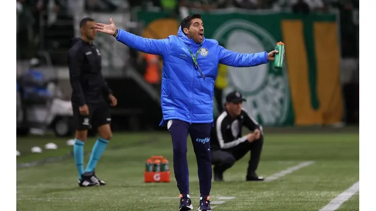 Abel Ferreira revelou na coletiva após o jogo que não viu a disputa de pênaltis entre Palmeiras e Atlético-MG (Foto: Cesar Greco/Palmeiras)