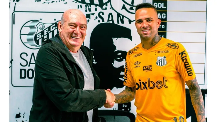 Lisca conta como pode fazer Luan voltar a render no Santos (Foto: Leandro Reis/Santos FC)