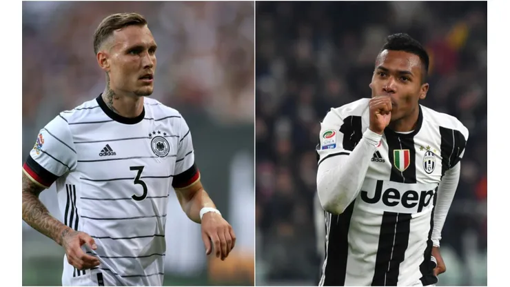 Martin Rose/Getty Images; Valerio Pennicino/Getty Images - Alex Sandro e David Raum