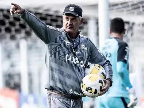 Confiante? Lisca revela qual foi a meta colocada para o Santos na temporada