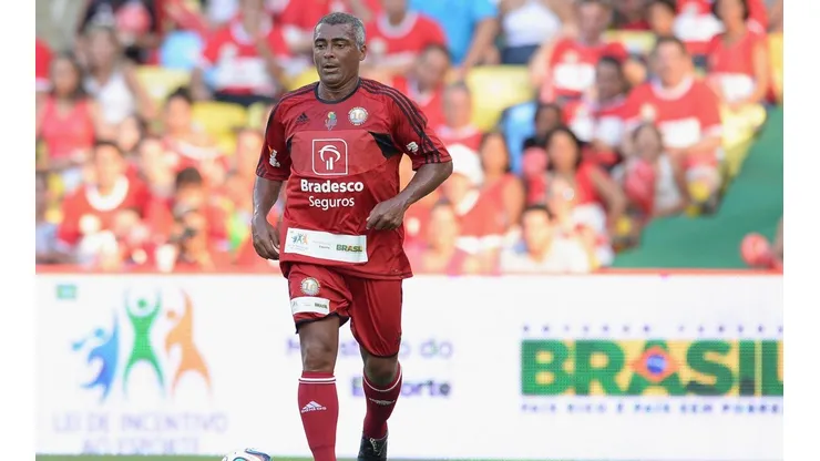 Romário fala sobre qualidade dos atacantes de hoje e conta papo com Gabigol (Foto: Buda Mendes/Getty Images)