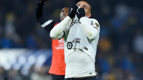 Giovane coloca pimenta no duelo entre Corinthians e Flamengo pela Libertadores (Foto: Marcelo Endelli/Getty Images)