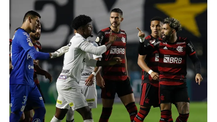 Santos v Flamengo - Brasileirao 2022