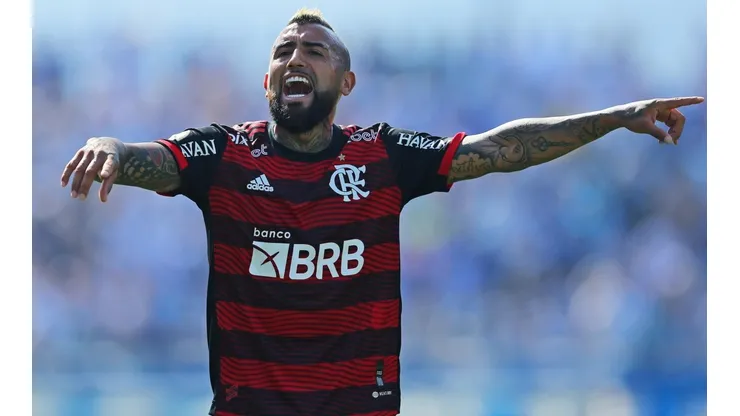Arturo Vidal, meio-campista do Flamengo (Foto: Getty Images)