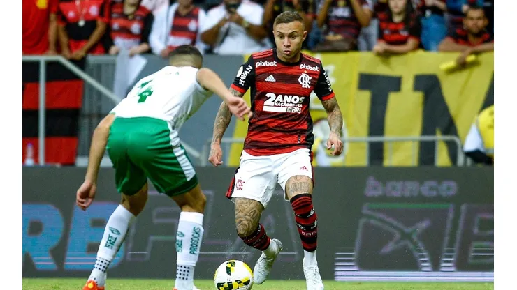 Everton Cebolinha diz que estreia pelo Flamengo dá confiança para melhorar (Foto: Marcelo Cortes / Flamengo)