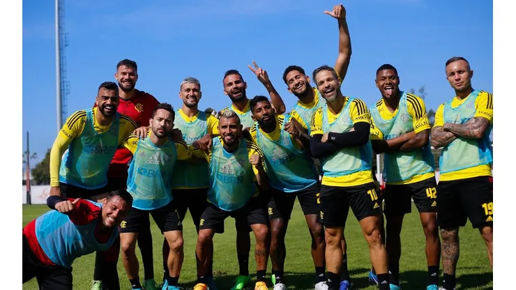 Cebolinha já tem data para estrear; Vidal ainda precisará entrar em forma (Foto: Gilvan de Souza/Flamengo)