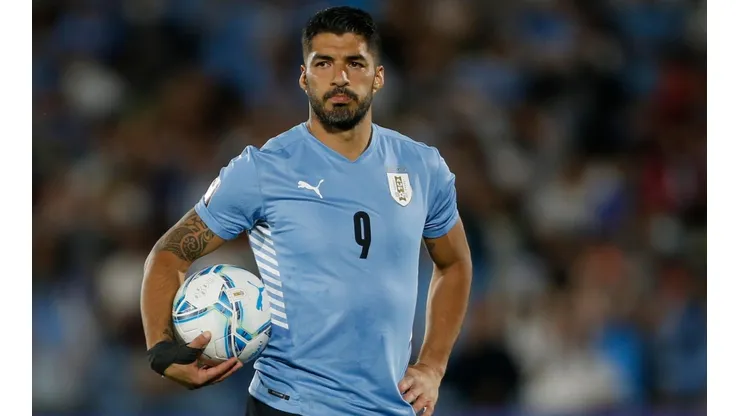 Luis Suárez, em campo pelo Uruguai (Foto: Getty Images)