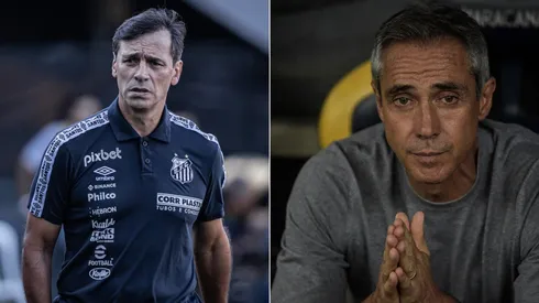 Foto: Raul Baretta/AGIF; Foto: Thiago Ribeiro/AGIF – Bustos e Paulo Sousa