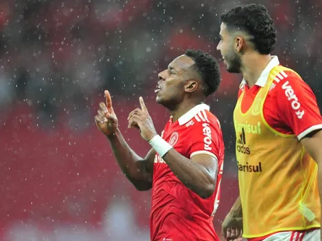 Atleta do Internacional se ajoelha, apela para fé e ri de situação após duelo pelo Brasileirão