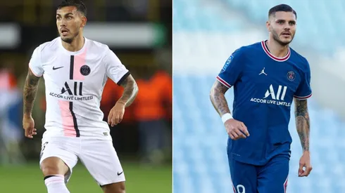 Lars Baron/Getty Images; Fran Santiago/Getty Images - Icardi e Paredes no PSG