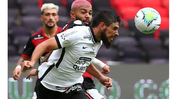 Brasileirao Series A: Flamengo v Corinthians Play Behind Closed Doors Amidst the Coronavirus (COVID - 19) Pandemic