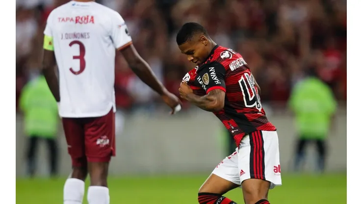 Matheus França marcou em seu retorno aos gramados após três meses parado (Foto: Gilvan de Souza/Flamengo)