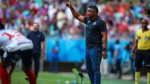 Roger Machado elogia rendimento da equipe no duelo contra o Bahia mesmo com empate (FOTO: LUCAS UEBEL/GREMIO FBPA)