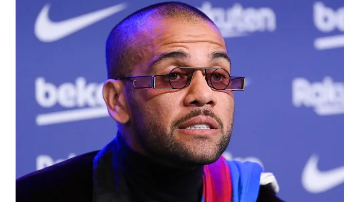 FC Barcelona Unveil New Signing Dani Alves