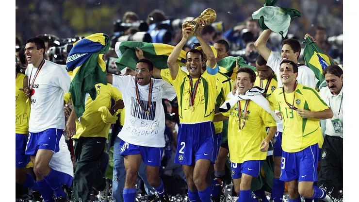 Alex Livesey/Getty Images - Brasil campeão da Copa do Mundo de 2002