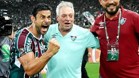 Abel conta que tinha ideia de se aposentar no mesmo dia que Fred (FOTO: MAILSON SANTANA/FLUMINENSE FC)