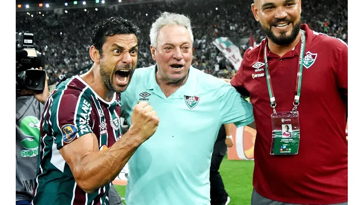 Abel conta que tinha ideia de se aposentar no mesmo dia que Fred (FOTO: MAILSON SANTANA/FLUMINENSE FC)