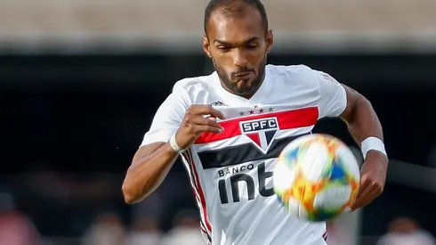 Richarlyson, em campo pelo São Paulo na "Legends Cup" de 2019 (Foto: Getty Images)